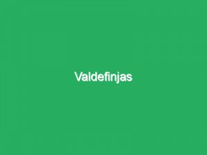 Valdefinjas