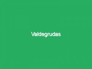 Valdegrudas