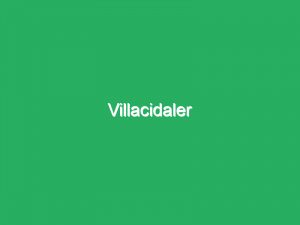 Villacidaler