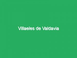 Villaeles de Valdavia