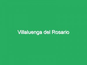 Villaluenga del Rosario