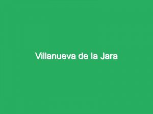 Villanueva de la Jara