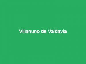Villanuno de Valdavia