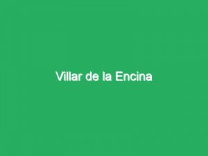 Villar de la Encina