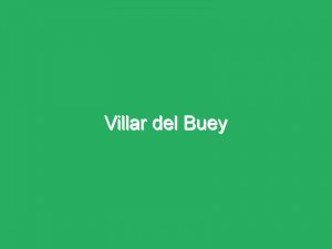 Villar del Buey