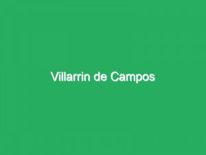 Villarrin de Campos