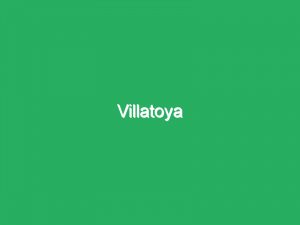 Villatoya
