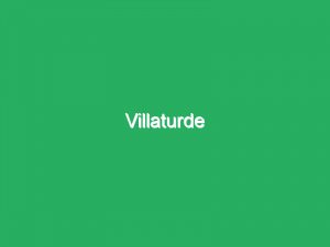 Villaturde
