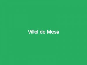 Villel de Mesa