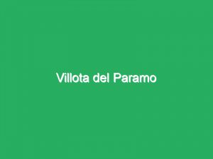 Villota del Paramo