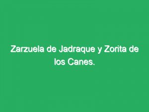 Zarzuela de Jadraque y Zorita de los Canes.