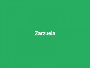 Zarzuela